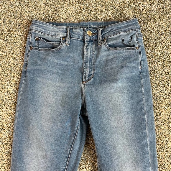 ARTICLES of Society Heather High Rise Skinny Ankle Jeans Distressed Stretch 26 - Picture 3 of 8